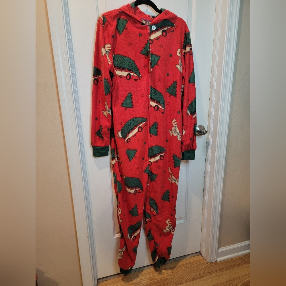 National Lampoon's Christmas Vacation One Piece Pajamas Size L Or XL